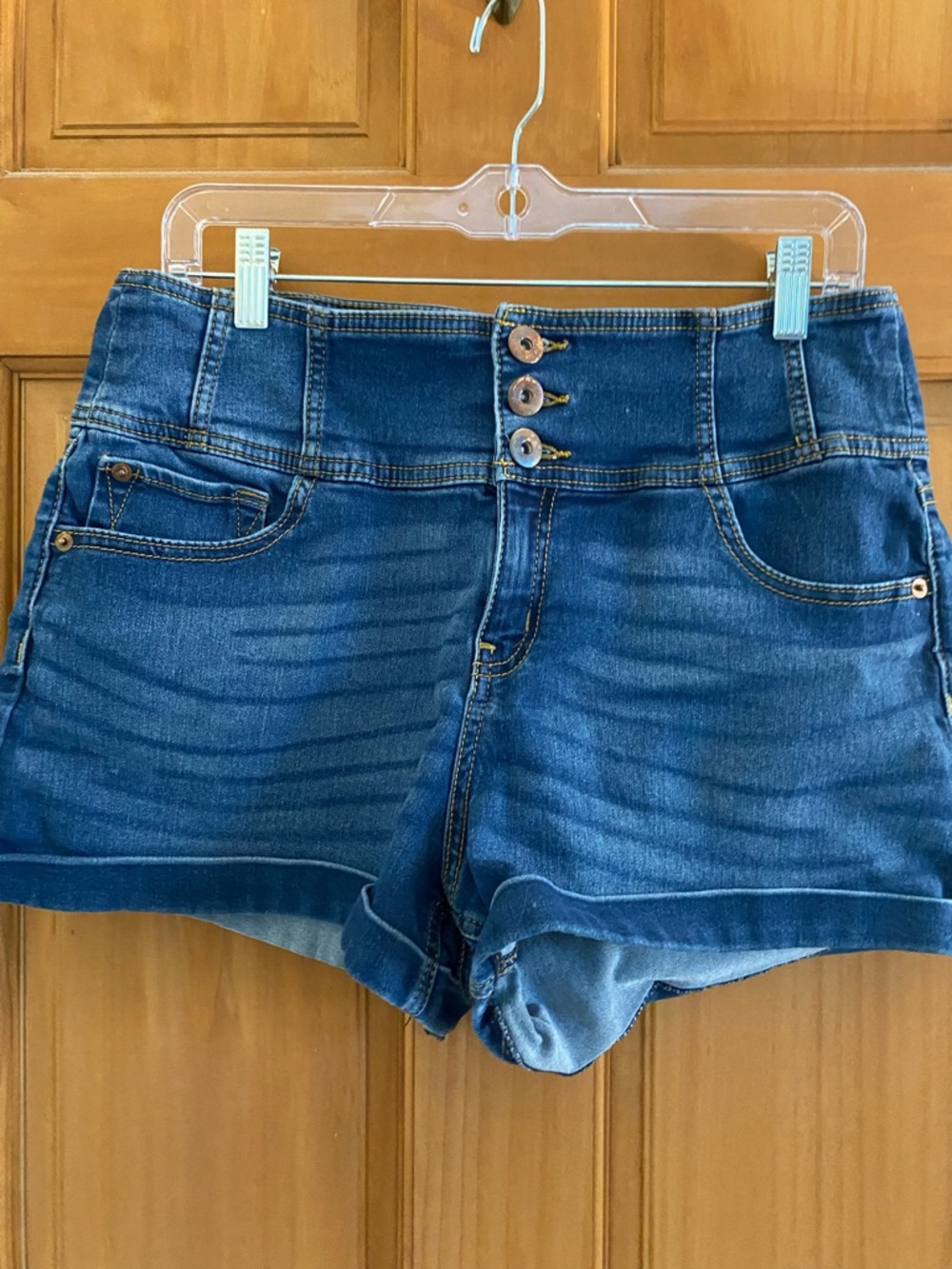 NoBo No Boundaries Wide Waist Band / Corset Jeans Shorts